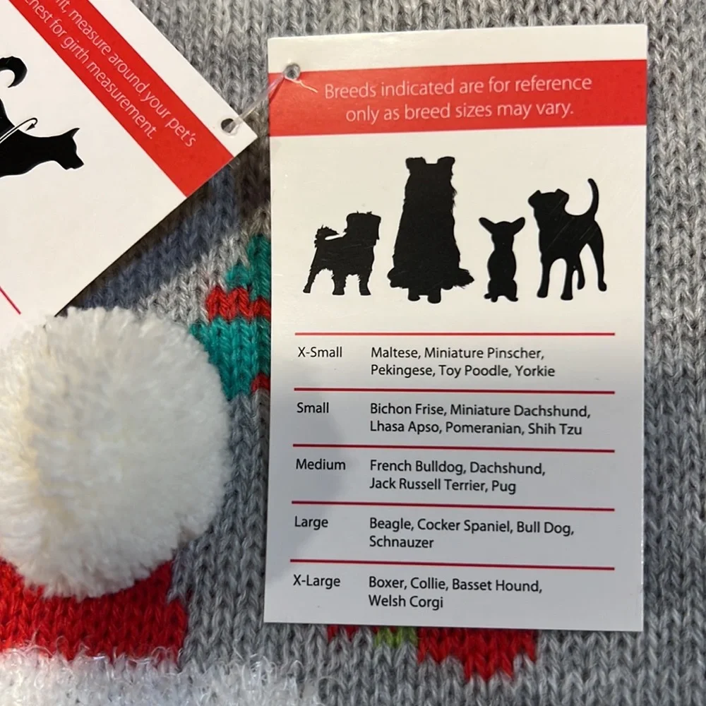 🌟NWT🌟 SimplyDog Holiday Apparel Pet Sweater